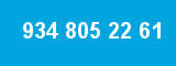 934 805 22 61 934 805 22 61
